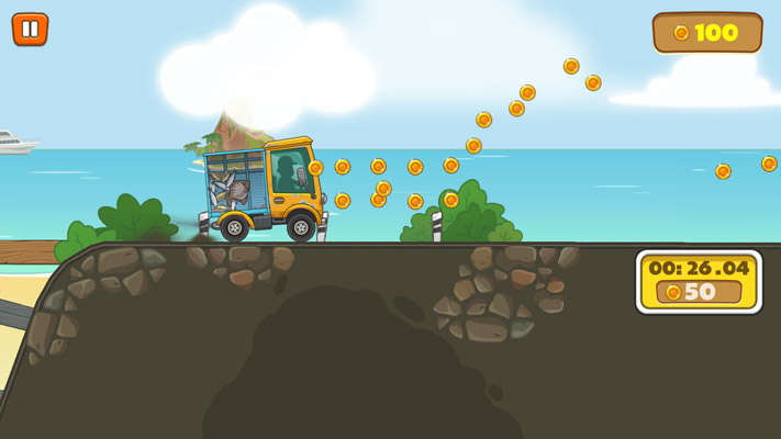 Đừng quên thu thập xu trên đường giao hàng bạn nhé!