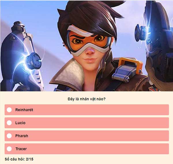 Chọn đáp án đúng