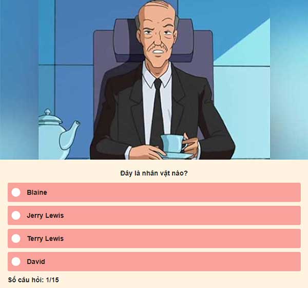 Chọn đáp án đúng