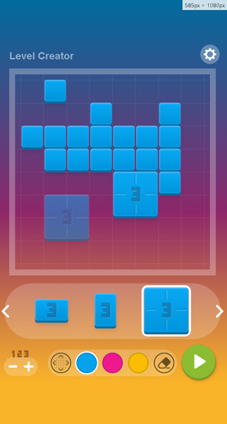 Thỏa sức sáng tạo với chế độ tạo màn chơi.