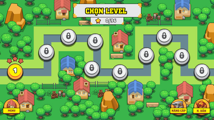 Game có rất nhiều màn chơi hấp dẫn.