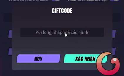 Nhập code