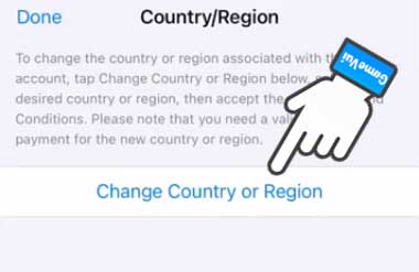 Change Country or Region