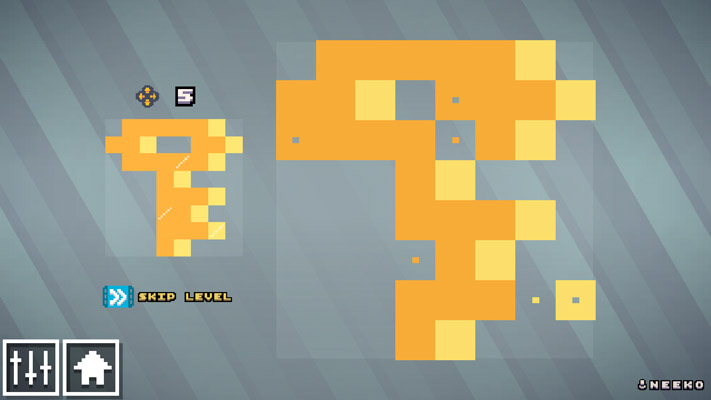 Ghép các mảnh bị sai lệch để hoàn thành bức tranh.