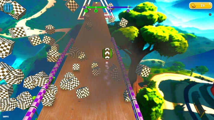 Điều khiển quả bỏng về đích.