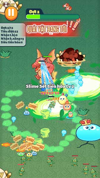 Càn quét các cấp độ với số lượng quái vật vô cùng lớn