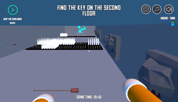 Điều khiển Robbie thực hiện những pha Parkour để nhảy qua các vật cản