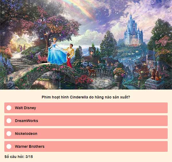 Chọn đáp án đúng