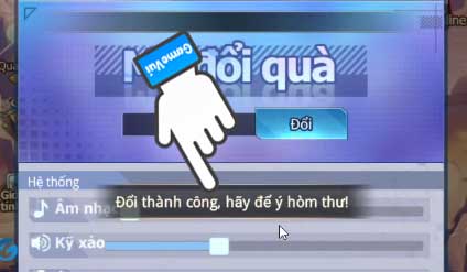 Đổi thành công, hãy để ý hòm thư