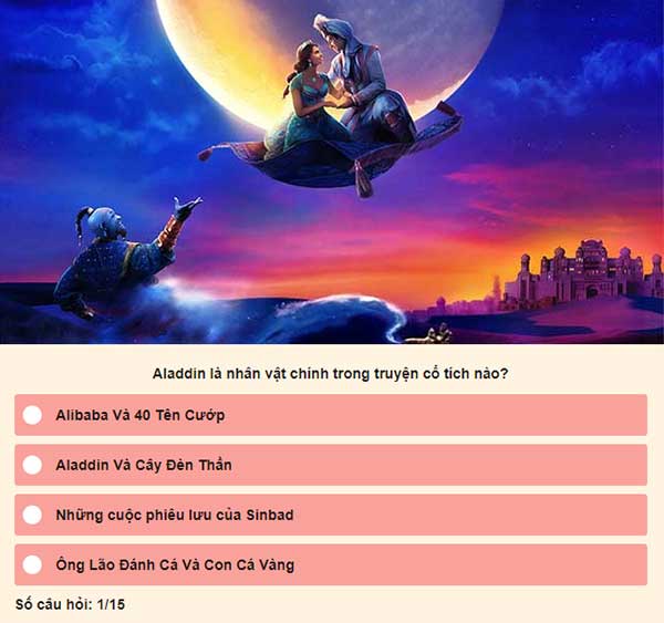 Chọn đáp án đúng