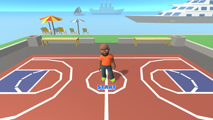 Chơi game Bóng rổ siêu sao - GameVui.vn