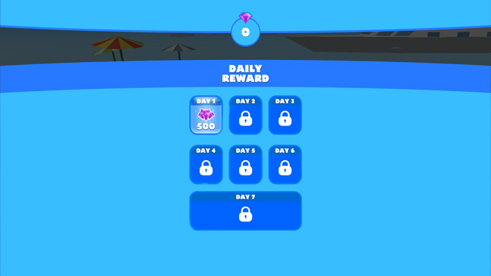 Đăng nhập hằng ngày để nhận thưởng.