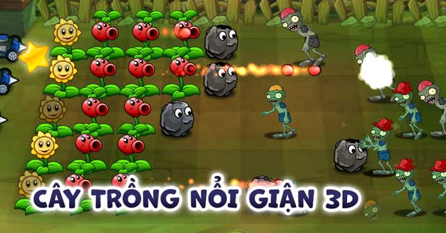 Cây trồng nổi giận 3D