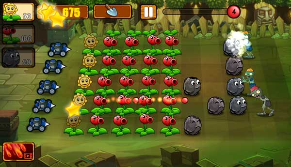 Cố gắng giành chiến thắng và đánh bại lũ thây ma xác sống