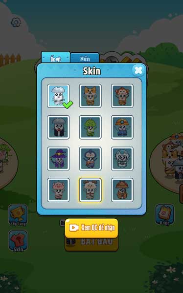 Phiên bản Vặn ốc vít 6 đã bổ sung thêm nhiều mẫu Skin đa dạng