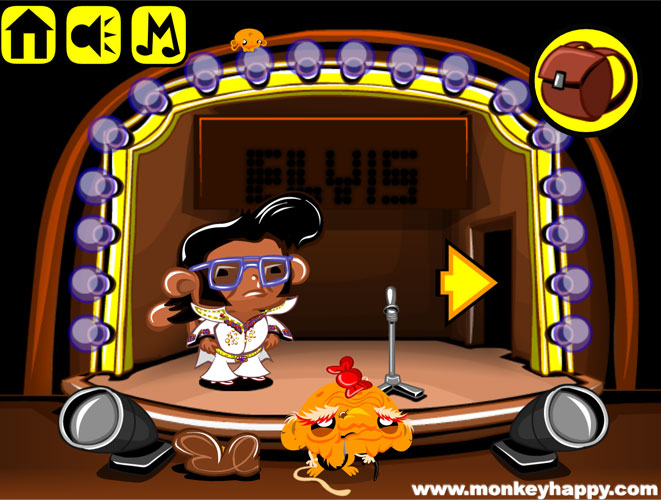 Chơi game Chú khỉ buồn: Ca sĩ cổ điển - GameVui.vn