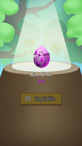 Làm nhiệm vụ để nhận trứng các loài sinh vật