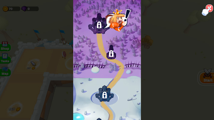 Game có nhiều màn chơi đa dạng với mục đích cuối cùng là cứu công chúa.