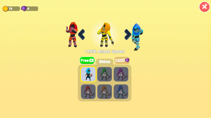 Khám phá nhiều bộ trang phục với sức mạnh khác nhau.