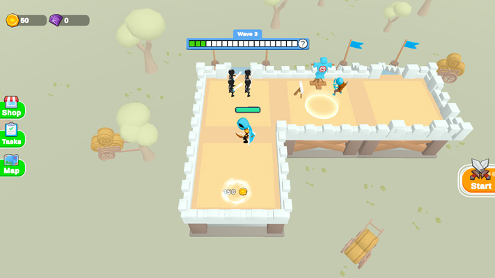 Nâng cấp pháo đài của bạn.