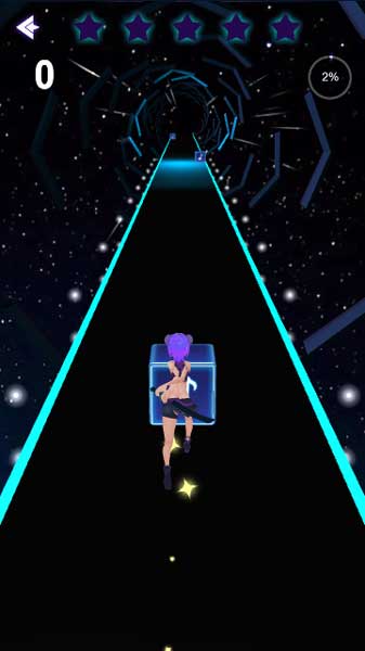 Dùng kiếm ánh sáng Saber chém trúng những nốt nhạc