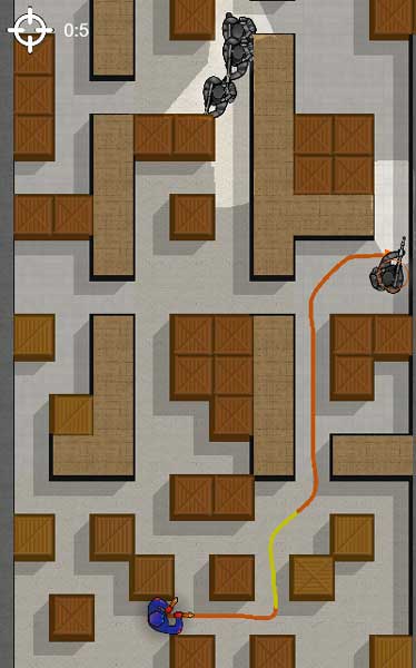 Tìm đường để sát thủ Ninja nhanh chóng tiếp cận mục tiêu