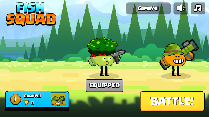 Chơi game Cá bể đại chiến - GameVui.vn