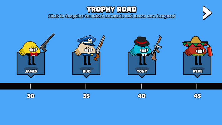 Khám phá nhiều nhân vật với sức mạnh khác nhau.