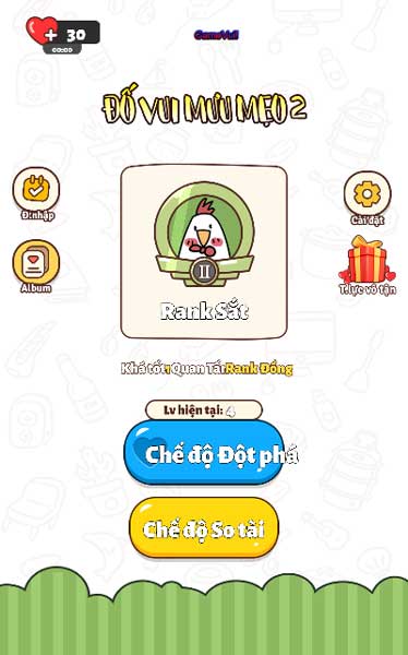 Chơi game Đố vui mưu mẹo 2 - GameVui