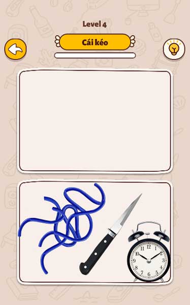 Làm sao tạo được hình cái kéo từ những chi tiết nhỏ này?