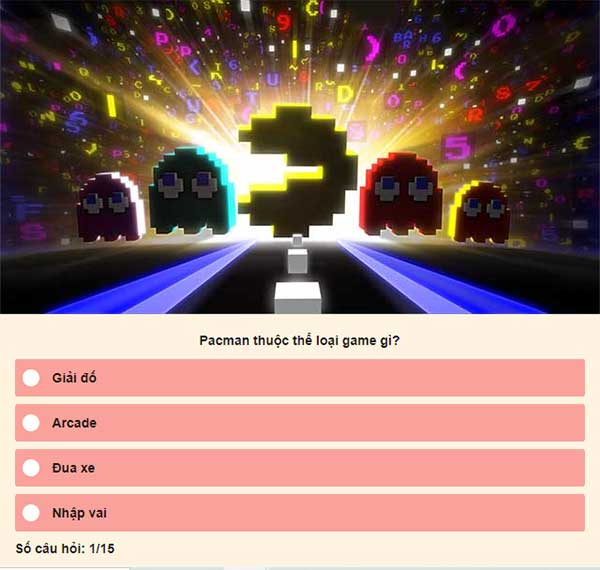 Tham gia ngay để xem bạn biết nhiều đến đâu về thế giới của Pac-Man!