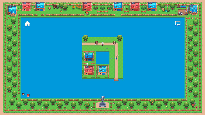 Thu thập kiếm để đánh bại bộ xương.