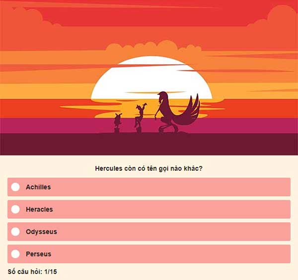 Xem bạn có phải là một fan thực sự của Hercules không nhé!