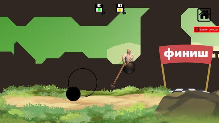 Về đích để hoàn thành màn chơi.