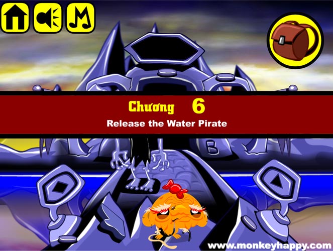 Chơi game Chú khỉ buồn: Đảo nước bí ẩn - GameVui.vn