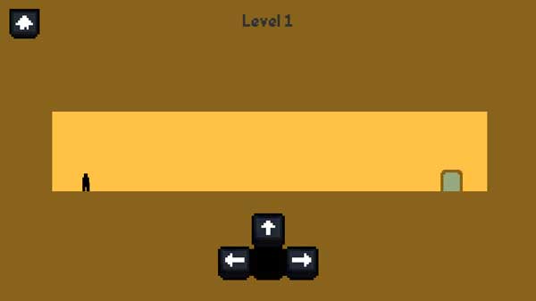 Điều khiển nhân vật Pixel về đến cánh cổng cuối cùng