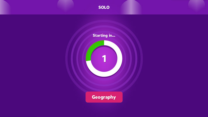 Game có nhiều chủ đề câu hỏi.