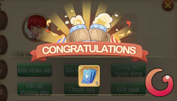 Phần thưởng đổi code