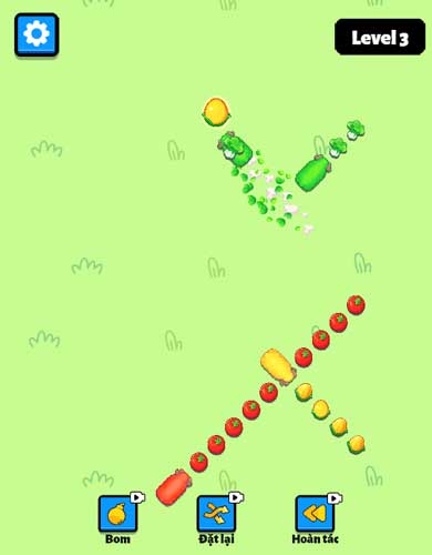 Mục tiêu là giúp chú cừu ăn hết tất cả hoa quả trái cây đang có trên màn hình