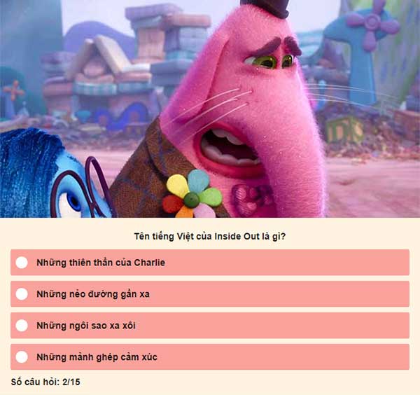 Chọn đáp án đúng