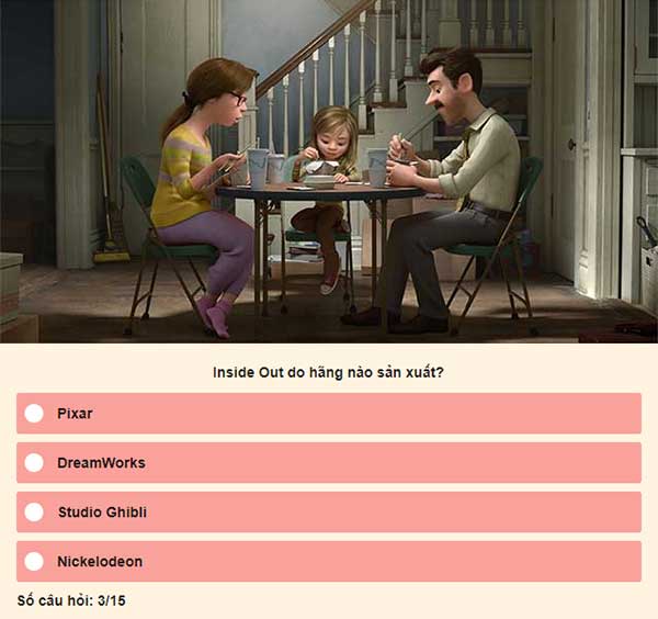 Chọn đáp án đúng