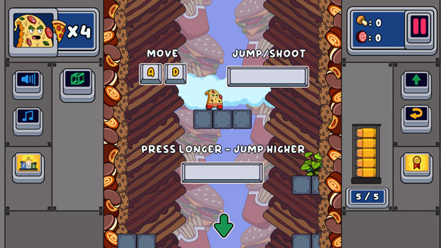 Chơi game Pizza & Thế giới đồ ăn - GameVui.vn