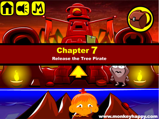 Chơi game Chú khỉ buồn: Đảo đất đỏ - GameVui.vn