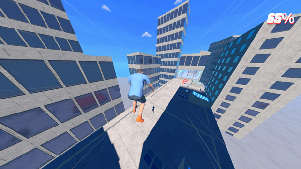 Thực hiện các pha nhảy mạo hiểm.