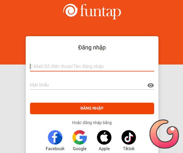 Đăng nhập tài khoản
