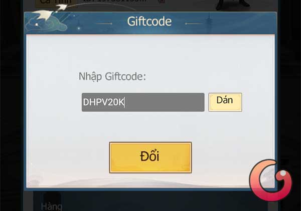 Nhập code