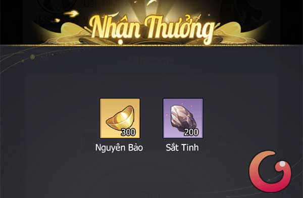 Phần thưởng đổi code