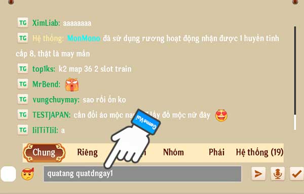 Nhập code