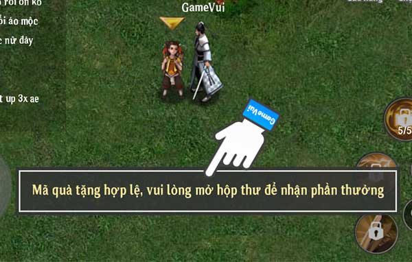 Mã quà tặng hợp lệ