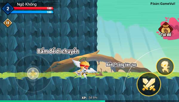 Chơi game Tôn Ngộ Không trừ yêu 2 - GameVui